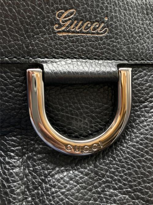 GUCCI（グッチ）GUCCI (グッチ) アビーDリングトートバッグ ブラックの古着・服飾アイテム