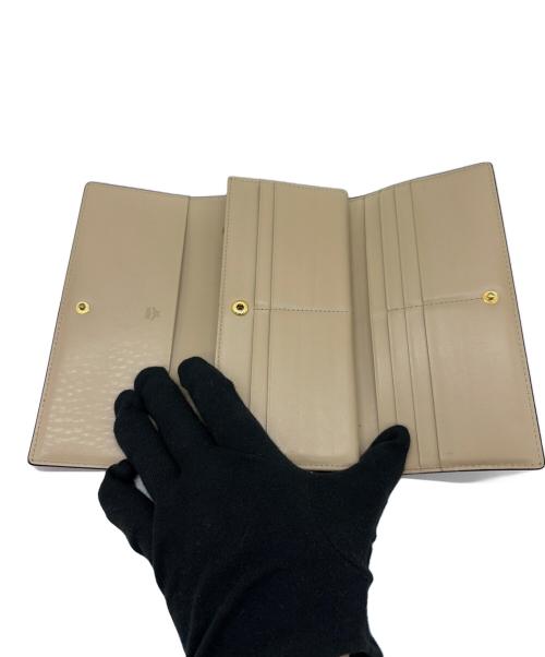 MCM（エムシーエム）MCM (エムシーエム) 長財布 ベージュ×ピンクの古着・服飾アイテム