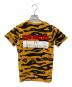 BAPE BY A BATHING APE (ベイプバイアベイシングエイプ) バックロゴプリントピチT　Y2K イエロー×ブラック サイズ:S：5000円