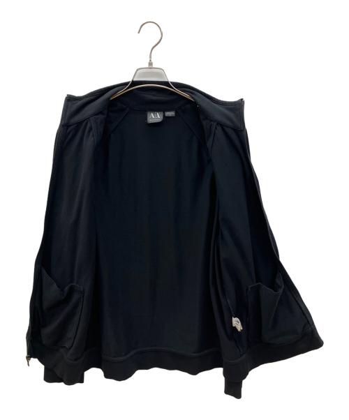 ARMANI EXCHANGE（アルマーニ エクスチェンジ）ARMANI EXCHANGE (アルマーニ エクスチェンジ) ギミックスウェットジャケット ブラック サイズ:Lの古着・服飾アイテム