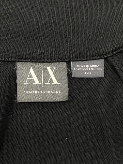 ARMANI EXCHANGE（アルマーニ エクスチェンジ）ARMANI EXCHANGE (アルマーニ エクスチェンジ) ギミックスウェットジャケット ブラック サイズ:Lの古着・服飾アイテム