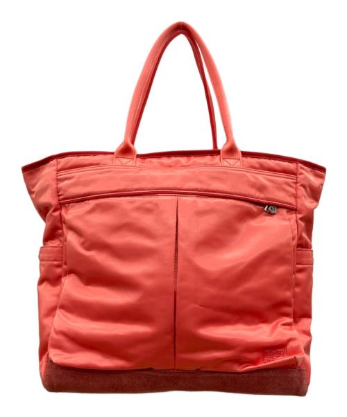 PORTER（ポーター）PORTER (ポーター) トートバッグ　PORTER（ポーター）フェード オレンジの古着・服飾アイテム