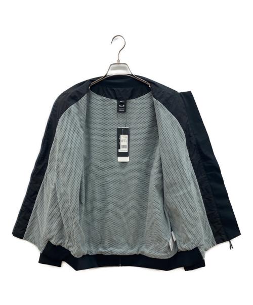 OAKLEY（オークリー）OAKLEY (オークリー) ジップブルゾン ブラック×ライトグレー サイズ:Lの古着・服飾アイテム