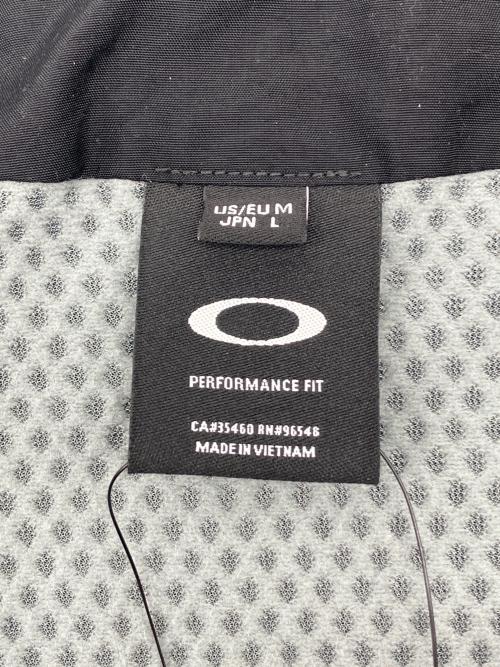 OAKLEY（オークリー）OAKLEY (オークリー) ジップブルゾン ブラック×ライトグレー サイズ:Lの古着・服飾アイテム