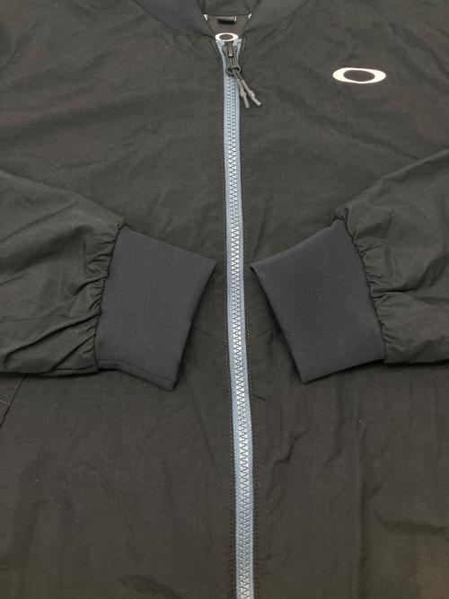 OAKLEY（オークリー）OAKLEY (オークリー) ジップブルゾン ブラック×ライトグレー サイズ:Lの古着・服飾アイテム