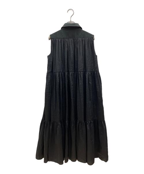 Arobe（アローブ）Arobe (アローブ) ノースリーブ・キャミソールワンピース ブラック サイズ:2の古着・服飾アイテム