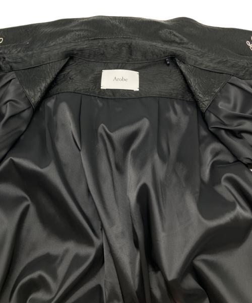 Arobe（アローブ）Arobe (アローブ) ノースリーブ・キャミソールワンピース ブラック サイズ:2の古着・服飾アイテム