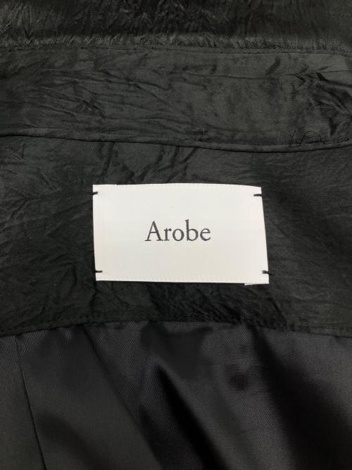 Arobe（アローブ）Arobe (アローブ) ノースリーブ・キャミソールワンピース ブラック サイズ:2の古着・服飾アイテム