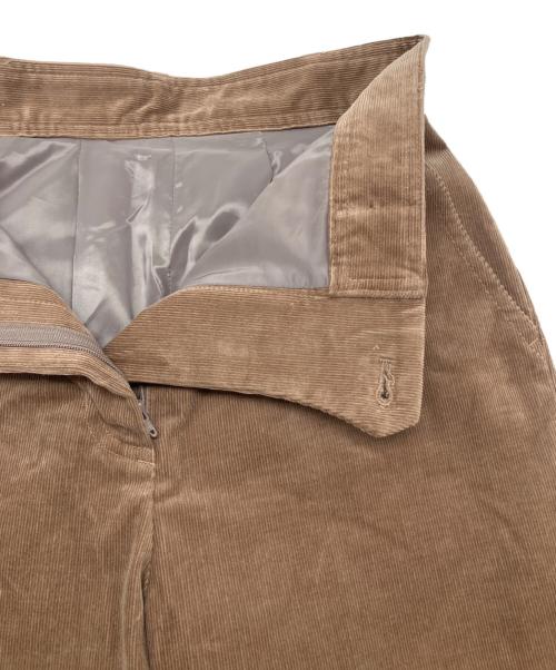 L'AUBE（ローブ）L'AUBE (ローブ) コーデュロイフレアパンツ ブラウン サイズ:S 未使用品の古着・服飾アイテム