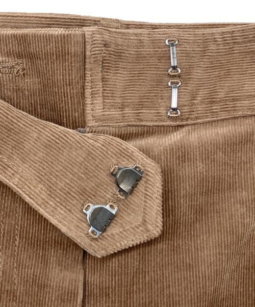 L'AUBE（ローブ）L'AUBE (ローブ) コーデュロイフレアパンツ ブラウン サイズ:S 未使用品の古着・服飾アイテム