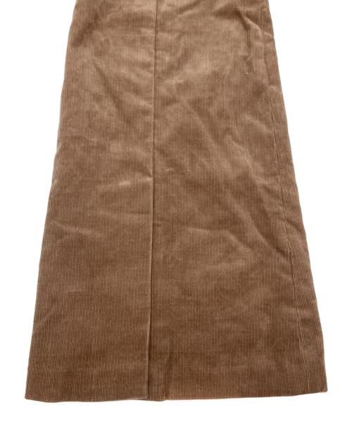L'AUBE（ローブ）L'AUBE (ローブ) コーデュロイフレアパンツ ブラウン サイズ:S 未使用品の古着・服飾アイテム