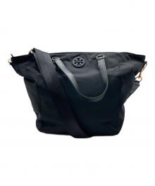 TORY BURCH（トリーバーチ）の古着「2WAYショルダーバッグ　TORY BURCH（トリーバーチ）」｜ブラック