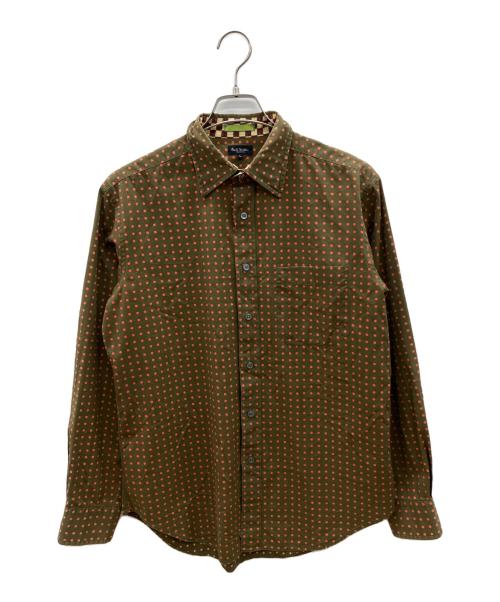 PAUL SMITH（ポールスミス）PAUL SMITH (ポールスミス) 長袖シャツ オリーブ サイズ:Lの古着・服飾アイテム