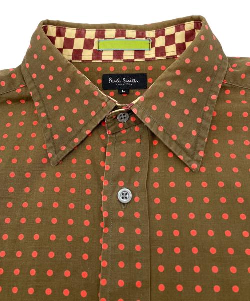 PAUL SMITH（ポールスミス）PAUL SMITH (ポールスミス) 長袖シャツ オリーブ サイズ:Lの古着・服飾アイテム
