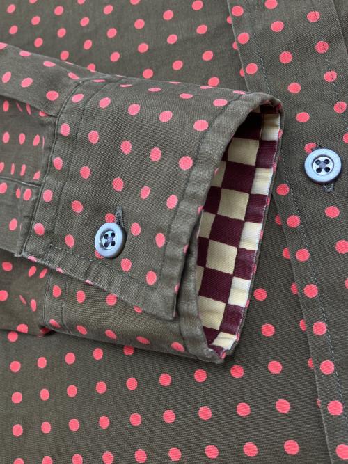 PAUL SMITH（ポールスミス）PAUL SMITH (ポールスミス) 長袖シャツ オリーブ サイズ:Lの古着・服飾アイテム