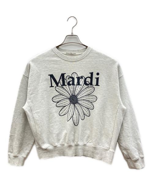 Mardi Mercredi（マルディメクルディ）Mardi Mercredi (マルディメクルディ) クルーネックスウェット グレー サイズ:不明の古着・服飾アイテム