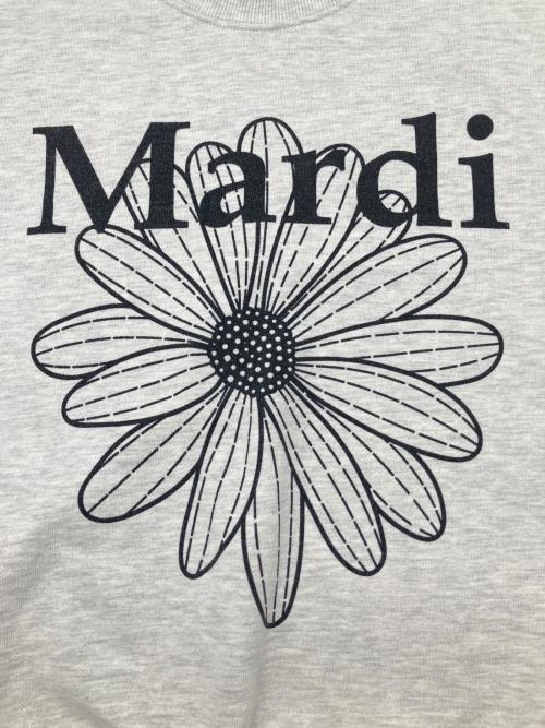 Mardi Mercredi（マルディメクルディ）Mardi Mercredi (マルディメクルディ) クルーネックスウェット グレー サイズ:不明の古着・服飾アイテム