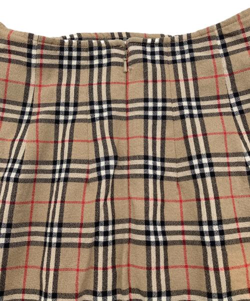 Burberry's（バーバリーズ）Burberry's (バーバリーズ) 90sノバチェックミディスカート ベージュ サイズ:不明の古着・服飾アイテム