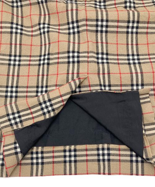 Burberry's（バーバリーズ）Burberry's (バーバリーズ) 90sノバチェックミディスカート ベージュ サイズ:不明の古着・服飾アイテム