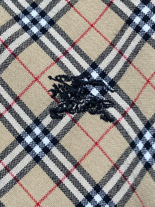 BURBERRY BLUE LABEL（バーバリー ブルー レーベル）BURBERRY BLUE LABEL (バーバリー ブルー レーベル) 半袖ワンピース　ノバチェック ベージュ×ブラック サイズ:38の古着・服飾アイテム
