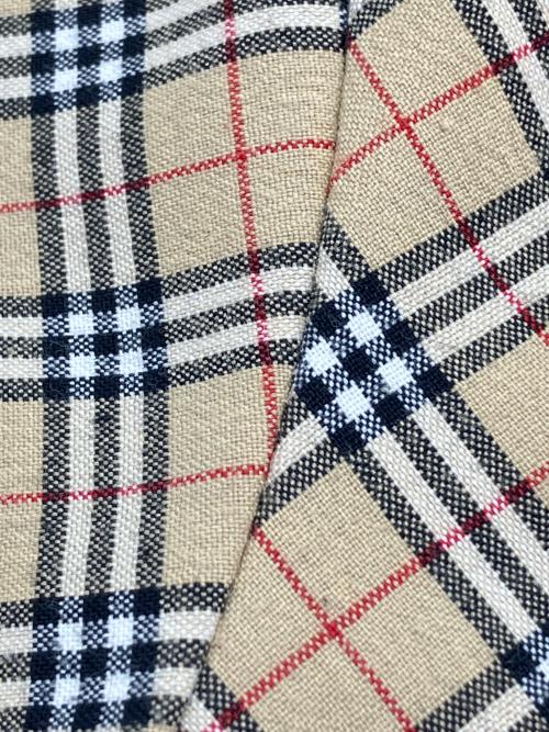 BURBERRY BLUE LABEL（バーバリー ブルー レーベル）BURBERRY BLUE LABEL (バーバリー ブルー レーベル) 半袖ワンピース　ノバチェック ベージュ×ブラック サイズ:38の古着・服飾アイテム