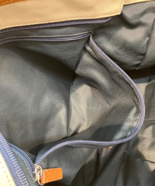 COACH（コーチ）COACH (コーチ) 2WAYキャンバスバッグ アイボリー×ネイビーの古着・服飾アイテム