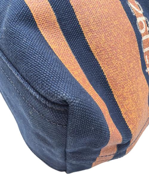 COACH（コーチ）COACH (コーチ) 2WAYキャンバスバッグ ネイビー×ブラウンの古着・服飾アイテム