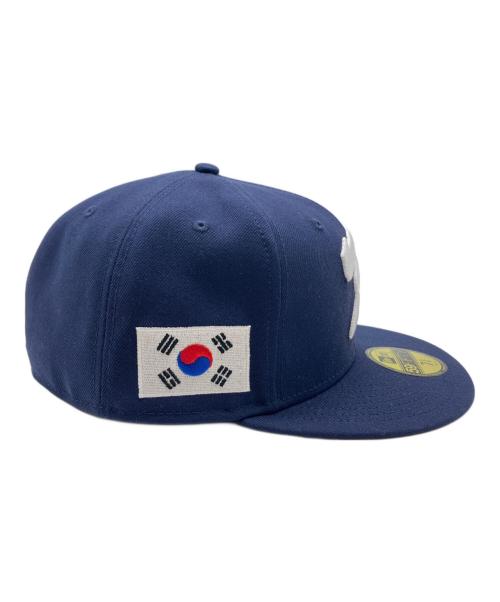 New Era（ニューエラ）New Era (ニューエラ) キャップ ネイビー サイズ:7 3/8の古着・服飾アイテム