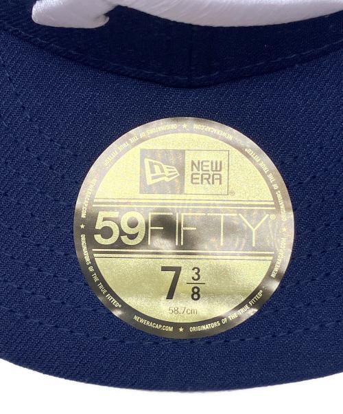 New Era（ニューエラ）New Era (ニューエラ) キャップ ネイビー サイズ:7 3/8の古着・服飾アイテム