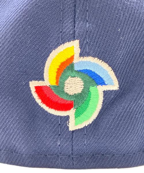 New Era（ニューエラ）New Era (ニューエラ) キャップ ネイビー×レッド サイズ:7 3/8の古着・服飾アイテム