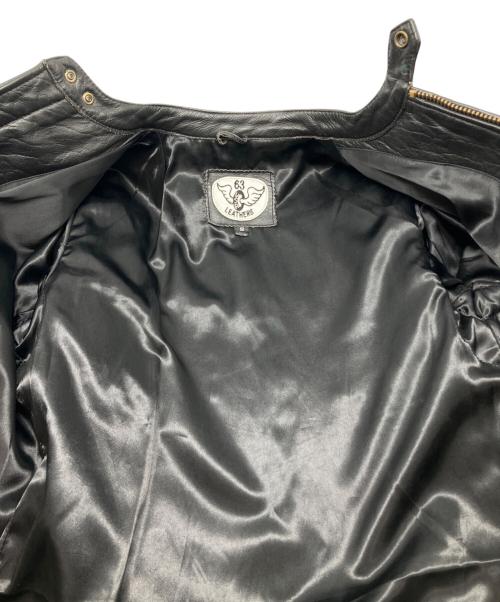 63 leathers（ロクサン レザーズ）63 leathers (ロクサン レザーズ) シングルライダースジャケット ブラック サイズ:Sの古着・服飾アイテム