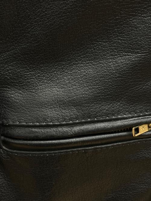 63 leathers（ロクサン レザーズ）63 leathers (ロクサン レザーズ) シングルライダースジャケット ブラック サイズ:Sの古着・服飾アイテム