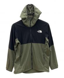 THE NORTH FACE（ザ ノース フェイス）の古着「エニータイムウィンドフーディ」｜ブラック×カーキ