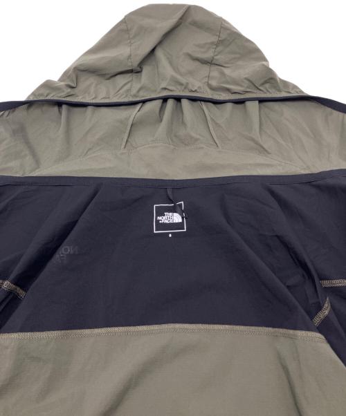 THE NORTH FACE（ザ ノース フェイス）THE NORTH FACE (ザ ノース フェイス) エニータイムウィンドフーディ ブラック×カーキ サイズ:Sの古着・服飾アイテム