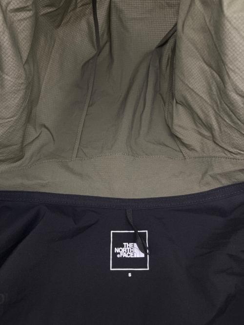 THE NORTH FACE（ザ ノース フェイス）THE NORTH FACE (ザ ノース フェイス) エニータイムウィンドフーディ ブラック×カーキ サイズ:Sの古着・服飾アイテム