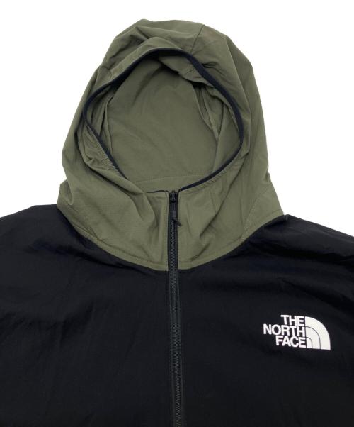 THE NORTH FACE（ザ ノース フェイス）THE NORTH FACE (ザ ノース フェイス) エニータイムウィンドフーディ ブラック×カーキ サイズ:Sの古着・服飾アイテム