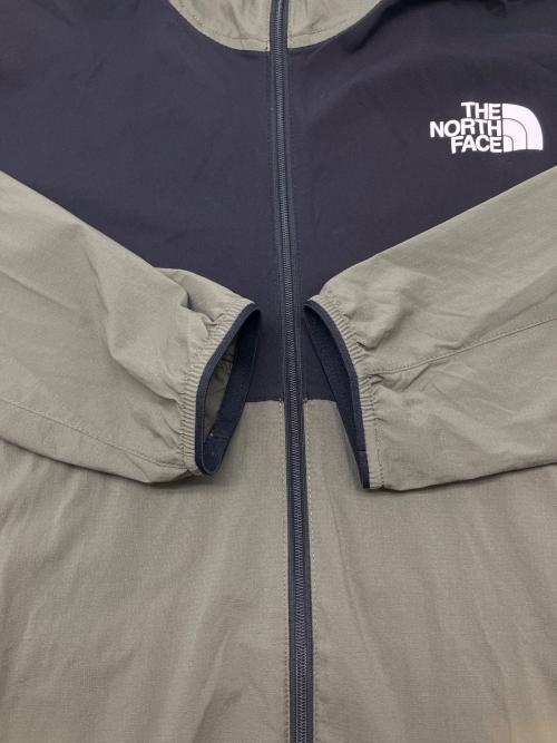 THE NORTH FACE（ザ ノース フェイス）THE NORTH FACE (ザ ノース フェイス) エニータイムウィンドフーディ ブラック×カーキ サイズ:Sの古着・服飾アイテム