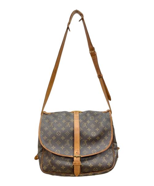 LOUIS VUITTON（ルイ ヴィトン）LOUIS VUITTON (ルイ ヴィトン) ショルダーバッグ　LOUIS VUITTON（ルイ ヴィトン）モノグラム　	ソミュール35 ブラウンの古着・服飾アイテム