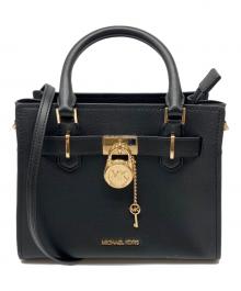 MICHAEL KORS（マイケルコース）の古着「HAMILTON サッチェル スモール」｜ブラック