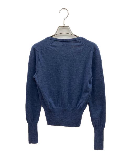 Vivienne Westwood RED LABEL（ヴィヴィアンウエストウッドレッドレーベル）Vivienne Westwood RED LABEL (ヴィヴィアンウエストウッドレッドレーベル) 薄手カーディガン ネイビー サイズ:2の古着・服飾アイテム