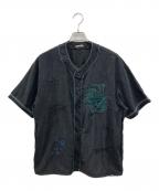 genzaiゲンザイ）の古着「半袖シャツ」｜ブラック