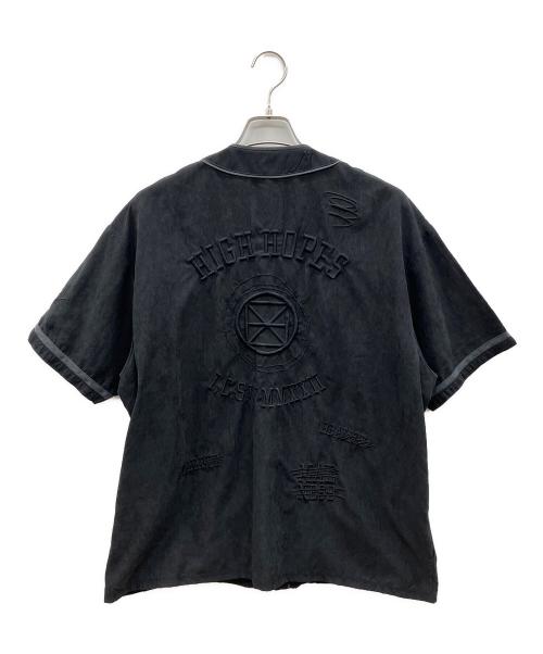 genzai（ゲンザイ）genzai (ゲンザイ) 半袖シャツ ブラック サイズ:Ｍの古着・服飾アイテム