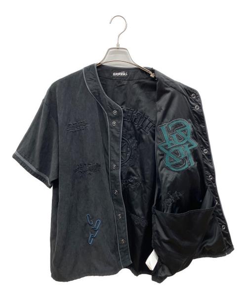 genzai（ゲンザイ）genzai (ゲンザイ) 半袖シャツ ブラック サイズ:Ｍの古着・服飾アイテム