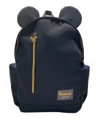 tokyo disney sea東京ディズニーシー）の古着「リュック　TOKYO DISNEY SEA（東京ディズニーシー）　Disney FUNderfuL（ディズニーファンダフル）」｜ブラック×ゴールド