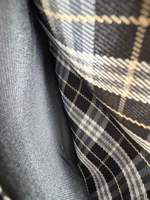 BURBERRY BLUE LABEL（バーバリー ブルー レーベル）BURBERRY BLUE LABEL (バーバリー ブルー レーベル) ミニボストンバッグ ブラック×ホワイト×グレーの古着・服飾アイテム