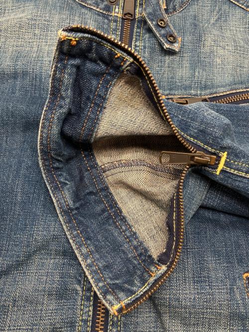 LEVI'S（リーバイス）LEVI'S (リーバイス) ジップデニムジャケット　Y2K インディゴ サイズ:Ｍの古着・服飾アイテム