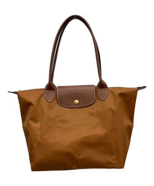 LONGCHAMP（ロンシャン）LONGCHAMP (ロンシャン) ル・プリアージュ モカブラウン サイズ:（Mサイズ）の古着・服飾アイテム