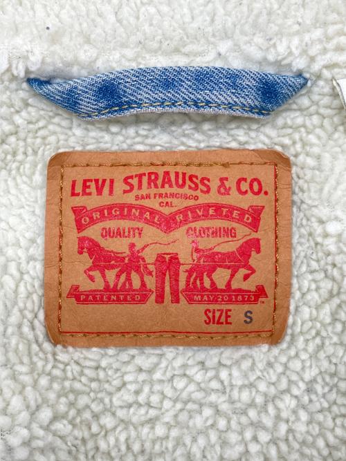 LEVI'S（リーバイス）LEVI'S (リーバイス) 裏ボアデニムジャケット　TYPEⅢシェルパトラッカージャケット インディゴ サイズ:Ｓの古着・服飾アイテム
