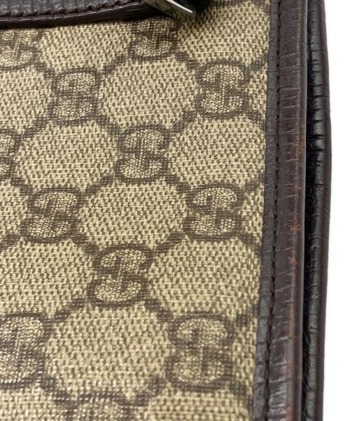 GUCCI（グッチ）GUCCI (グッチ) トートバッグ　GGスプリーム ベージュ×ブラウンの古着・服飾アイテム
