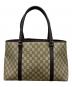GUCCI (グッチ) トートバッグ　GGスプリーム ベージュ×ブラウン：30000円